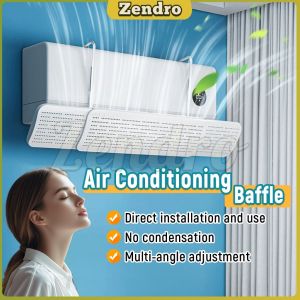 ZEO Universal Aircon Wind Deflector Universal Adjustable Air Conditioner Wind Baffle