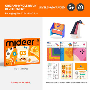 Mideer ORIGAMI Folding Educational Kids Arts Crafts Development Gift Preschool Toy Set