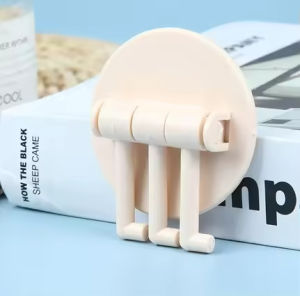 [BISA COD] KAIT KAKI 3 BULAT TEMPELAN DINDING CANTIK SERBAGUNA HOOK HANGER