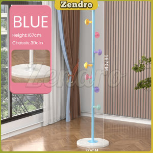 ZEO Coat Rack Metal Clothes Rack Cute Mushroom Colourful Hanger Multiple Hook Bedroom Drying Rack