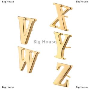 [COD] Big House High Quality Classic Style Letter A-Z Metal Brooch Women Mens Lapel Pin Womens Hat Scarf Backpack Badge Jewellery