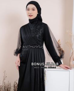 Gamis Amara Busui Bonus Jilbab Dress Lebaran Brukat Terbaru Baju Muslimah Termurah 2026