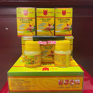 BỘ ĐÔI 1 CÂY SAO CHỔI 3 CHẤU VÀ 1 DẦU CÙ LÀ VÀNG YELLOW BALM 40 GRAM