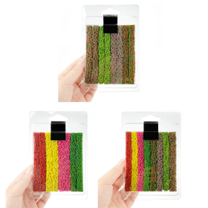 Durable Plastic Shrub For Model Making Realistic Foliage Strips Creative Scenery Design Miniature Garden Crafting Accessories