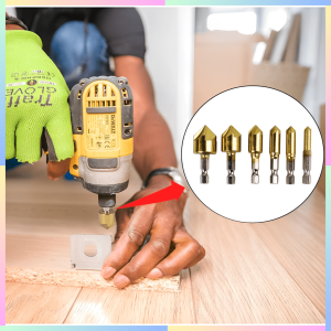 FAST DELIVERY Taffware Mata Bor Mini Multifungsi Serbaguna Drill Bit Countersink HSS 6-19mm 6 PCS