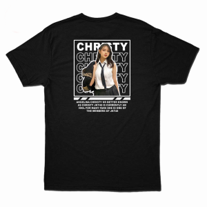 Kaos Distro Kaos CHRISTY JKT48 - T-shirt JKT48 CHRISTY / Kaos Dewasa Atasan Cotton Combed / Tshirt Pria Wanita