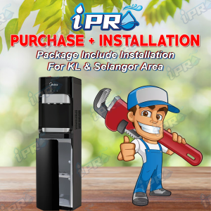 Install [Kl/Selangor]  Midea Mild Alkaline Water Dispenser Hot Normal Cold Model: 1635S With 4 Halal Water Filter