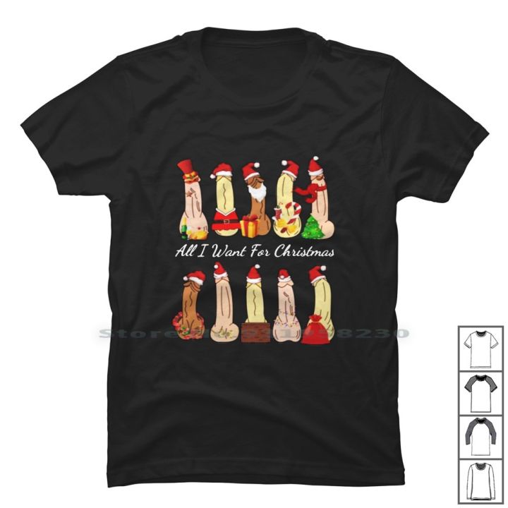 【new】all I Want For Christmas Dirty Santa T Shirt 100% Cotton Merry 