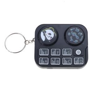 Multipurpose DJ Turntables Keyring for Musicians and Fashion Aficionados Craft from Sturdy Long Time Use Plastic