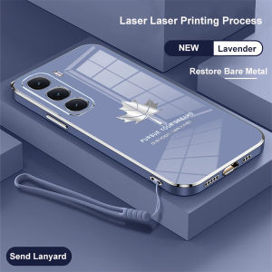 Softcase Maple INFINIX HOT 50 PRO 4G Casing Terbaru Ponsel Case Plating Silikon