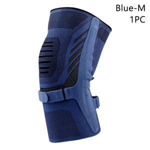 NALANILI 1/2Pcs Được điều áp Ống tay nén đầu gối Hỗ trợ đầu gối Đàn hồi Đệm bảo vệ đầu gối Có thể điều chỉnh Đệm đầu gối bóng chuyền thể dục dành cho phòng tập chạy bộ đạp xe cầu lông