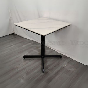 Vedourstyle Sintered Stone X Leg Cafe Table Restaurant Dining Table Meja Makan Meja Kafe 吧台桌 餐桌