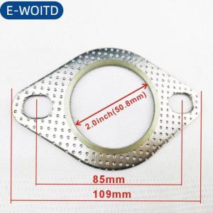 E-WOITD 1PC phổ xả mặt bích Gasket nhiệt độ cao gia cố xe niêm phong pad cho rò rỉ bảo vệ hệ thống ống xả