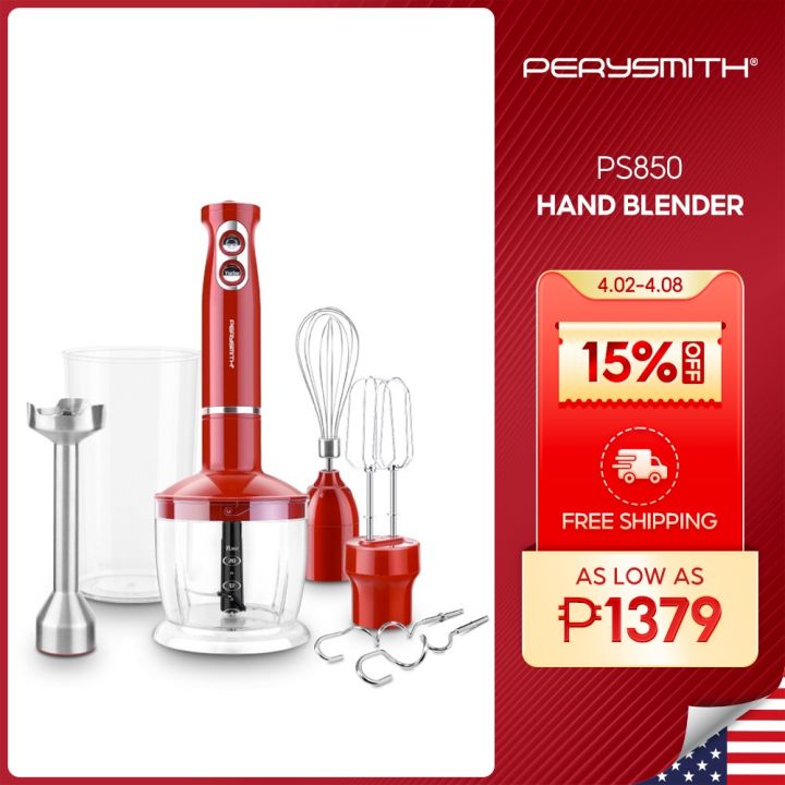 PerySmith 5 in 1 Hand Blender 850W EasyCooking Series PS850 ...