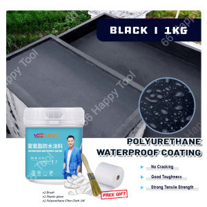 (1kg/2.5kg) YASEN SALUTAN KALIS AIR PU Polyurethane Waterproof Coating Wall Roof Supplementation Asphalt Glue Water