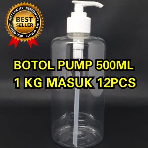 Botol Pump 500ml - Botol Lotion 500ml - Botol Handsanitizer 500ml
