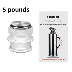 1pcs Replacement Parts Thermos Bottle Stopper Food Grade Thermos Cup Hot Water Cap Stainless Steel Silicone Kettle Cover