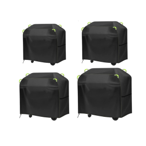 Universal Waterproof Grills Cover 4 Size 30" 57" Adjustable Straps Tear Resistant Oxford Fabric With Reflective Handle For Outdoor BBQ Protections