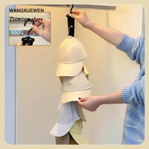 [COD] Baseball Cap Storage Organizer With Eight Clips Wall Mounted Cap Holder Closet Storage Organizer Cap Hanger