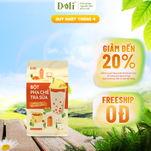 Bột Pha Chế Trà sữa (Cao Cấp/Siêu Béo) Déli - 1kg - thơm béo tự nhiên - chuyên dùng pha chế trà sữa