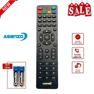 Điều khiển tivi asanzo led/lcd remote dành cho tivi asanzo