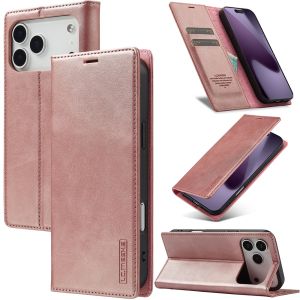 For iPhone 17 16 15 14 13 12 11 Pro Max iPhone 16 15 14 7 8 Plus SE 2022 Phone Case Strong Magnetic Leather Wallet Card Slot Flip Cover Casing