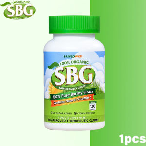 Salveo Barley Grass Capsule Bottle 120pcs Capsules Award-Winning Health Supplement (Pure & Organic)