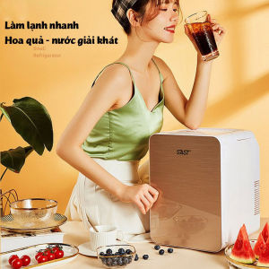 Tủ lạnh MINI đa năng trên xe ô tô văn phòng 2025 {Mẫu mới SAST 16L - 2 chế độ Lạnh _Nóng}