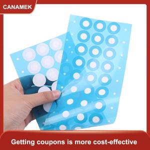【CANAMEK 】 48Pcs sheet 20mm Synthetic Filter Paper Sticker For Under Wide Mouth Jar Lid Mushroom Cultivation Supplies