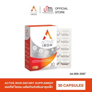 แอคทีฟ ไอรอน ผลิตภัณฑ์เสริมอาหาร ACTIVE IRON DIETARY SUPPLEMENT