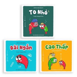 Sách (Combo 10 cuốn) Ehon - Kỹ Năng Sống Phép So Sánh Âm Thanh Quanh Bé - Dành Cho Bé 2-6 Tuổi