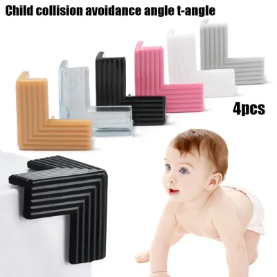 4PCS Children Baby Safety Desk Corner Guards Anticollision Strip Table Corner Protector Edge Protection
