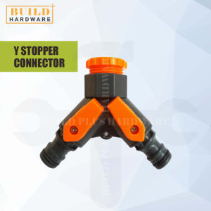 12" 3 Nozzle Lawn Circle 360° Rotating Water Sprinkler Garden Pipe Hose Irrigation Y Stopper Connector 园艺花洒
