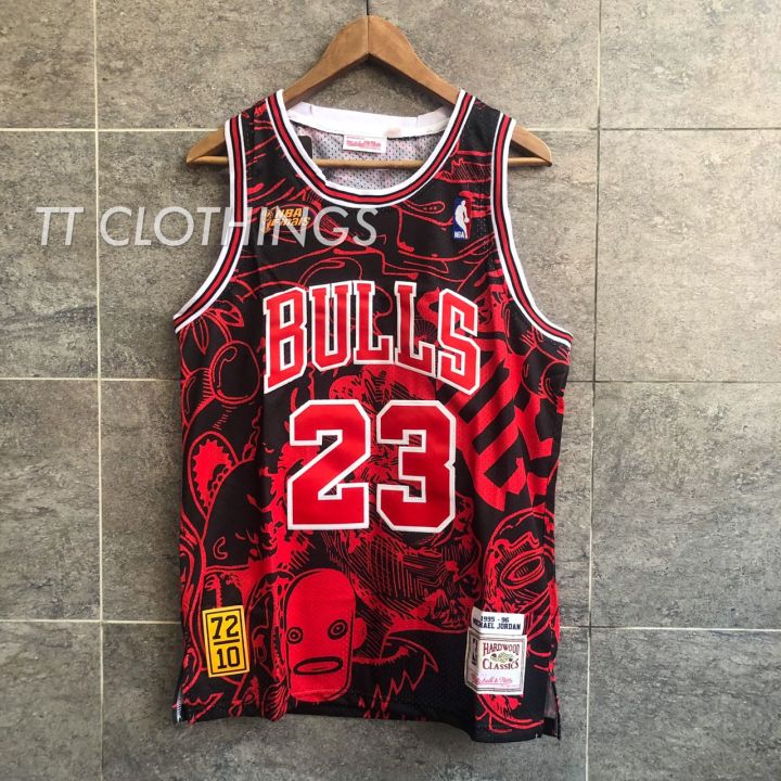 Black and red discount michael jordan jersey