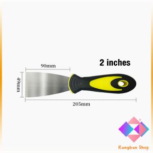 KANGBAN  เกรียงโป้วสี สีด้ามยาง ทนต่อการใช้งาน Putty Knife