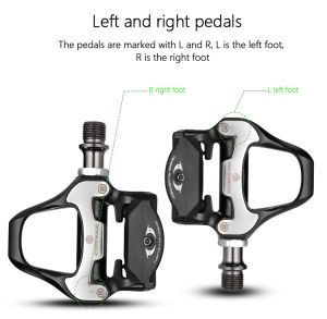 Bicycle pedal Racing bicycle Locking Pedal Mountain Bicycle Self-Locking Pedal bearing pedal with anti slip nails bicycle accessories racing bicycle locking pedal