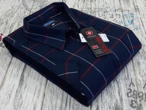 GD-#MURAH#FLanel JUMBO Pria Lengan Pendek/MOTIF GARIS/Size XXL XXXL XXXXL/Best Quality/