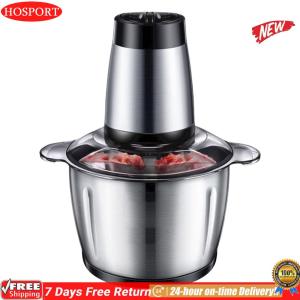 [HOSPORT Official Mall]เครื่องบดเนื้อสัตว์ไฟฟ้า 2L 2 สปีดโปรเซสเซอร์อาหารมินิโปรเซสเซอร์มัลติฟังก์ชั่นเนื้อสัตว์อัตโนมัติความจุขนาดใหญ่สำหรับห้องครัว