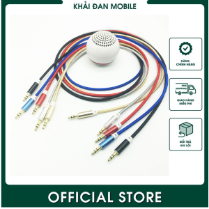 Dây cáp nối loa 2 đầu 3.5 dài 1M kết nối loa laptop điện thoại.. Bảo hành 6 tháng