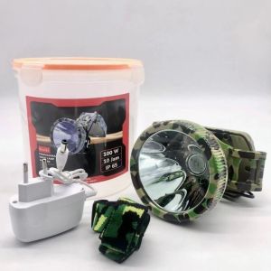 Senter Kepala AOKI Premium Professional Headlamp 100W 7200mAh IP65 Power Bank AK-S100 Cahaya Putih