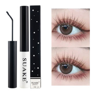 Suake Long-Lasting Mascara Small Brush Mascara Long Thick Curling Eyelash Waterproof Beauty Supplies