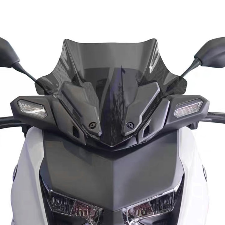Déflecteur Bulle Pour Yamaha XMAX 300 (2017-2022) - Pare-brise Sport, Protection Vent, Noir