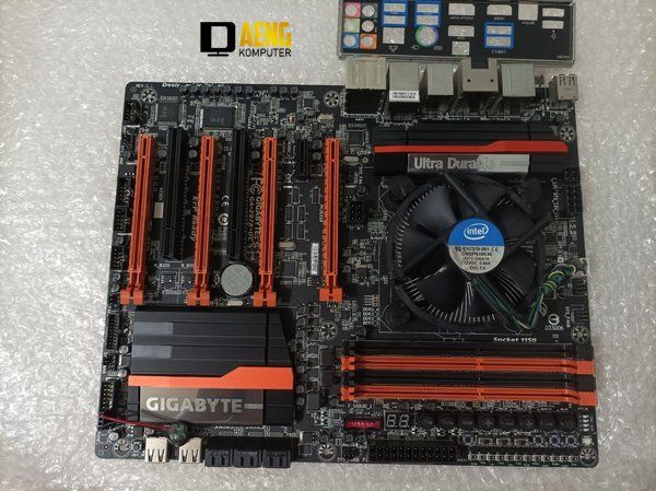 Motherboard Mainboard Mobo PC GIGABYTE GA- Z87X OC kelas gaming
