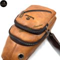 Timberland Synthetic Leather Men Chest Bag Beg Dada Crossbody Bag Sling Bag Shoulder Bag. 
