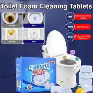 Toilet Cleaning Tablets Toilet Effervescent Tablets Toilet Bowl Cleaning Foam Tablets Toilet