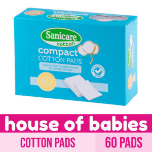 Sanicare Compact Cotton Pads 60 Cotton Pads