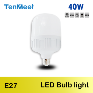 Rickyled แบรนด์ TenMeet แท้ SET 12หลอด แถม 2 หลอด ไฟLED HighBulb light ขั้วเกลียวE27 220Vใช้ขั้วE27แสงขาว-แสงวอมหลอดประหยัดไฟ  หลอดไฟLED สว่างนวลตา