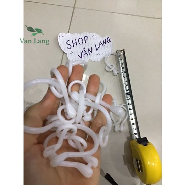 10 Móc rèm bằng nhựa loại to dài 5cm | Lazada.vn