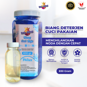 Biang Sabun Deterjen Cuci Baju Ratu Wangi Bibit Detergen 830gr dengan foam booster untuk 5 liter