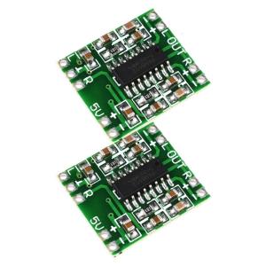 PAM8403 2X3W รายละเอียดต่ำเครื่องขยายเสียงดิจิตอลโมดูลช่องคู่แผงกำลังไฟซับวูฟเฟอร์สเตอริโอสำหรับโครงการที่บ้าน